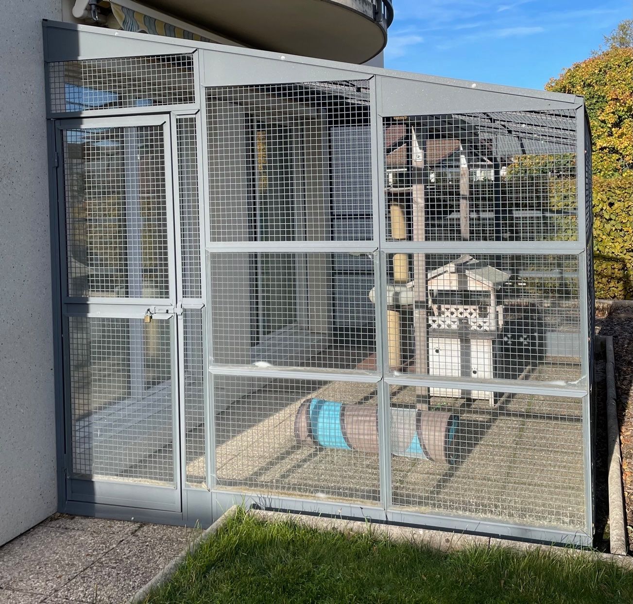 Gabbie, trasporto & Sicurezza: Volière/enclos de qualité, idéale pour chats – Usato da Gals venduto da mf456 1