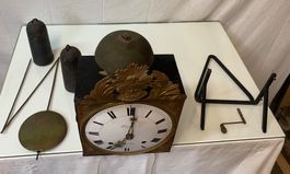 Comtoise Uhr in optisch gutem Zustand für Bastler!