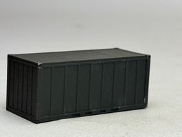 EB- 20 Ft. Container neutral olivgrün lackiert Miltär