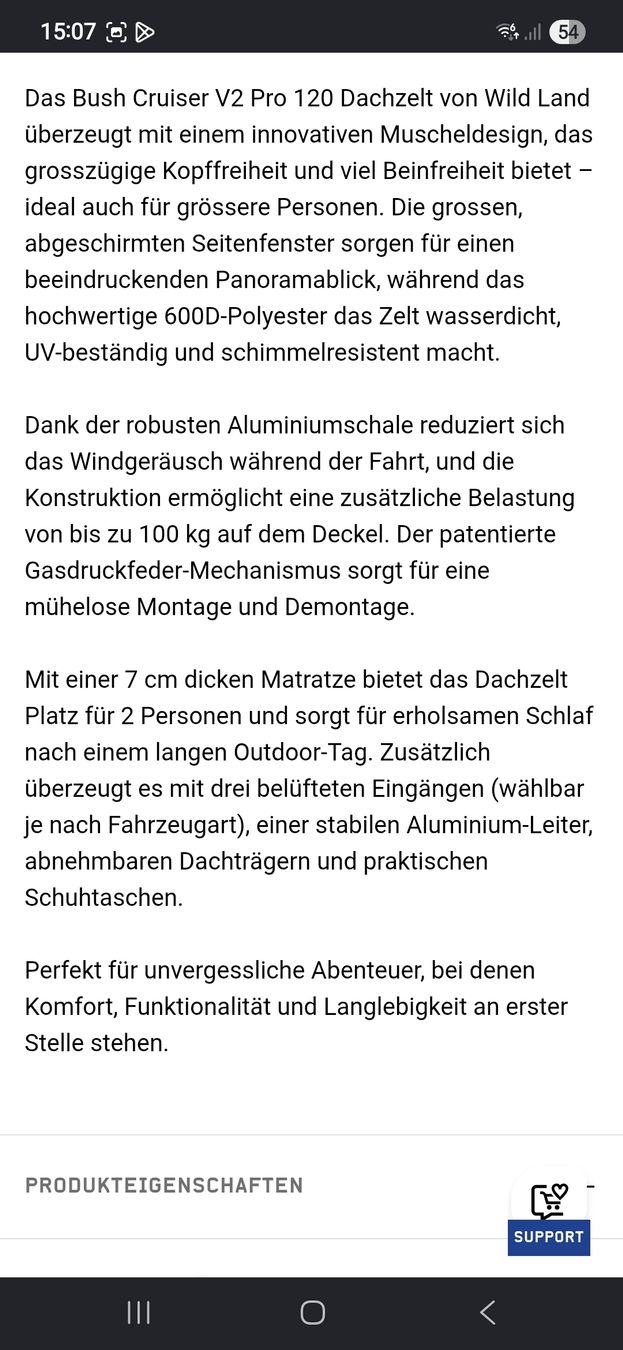 Zelte: Dachzelt Bushcruser 120 – Gebraucht aus Spiez von isr_8ybs 4
