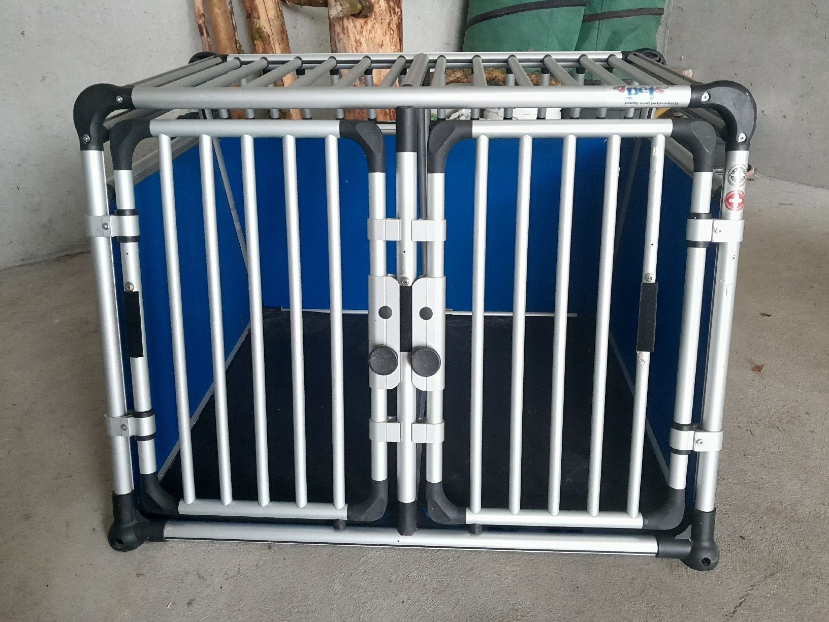 4pets Gabbie, trasporto & Sicurezza: Alu Hundebox Transportbox – Usato da St.Silvester venduto da san_rg9h
