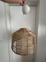 IKEA KAPPELAND Rattan-Lampenschirm + HEMMA Aufhängung 