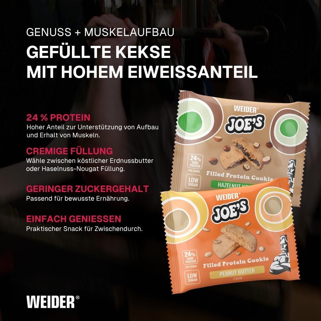 Cibi & Specialità: Weider Protein Cookies Peanut Butter 11er Box – Nuovo e nell'imballaggio originale da Suhr venduto da SchnapperCH 3