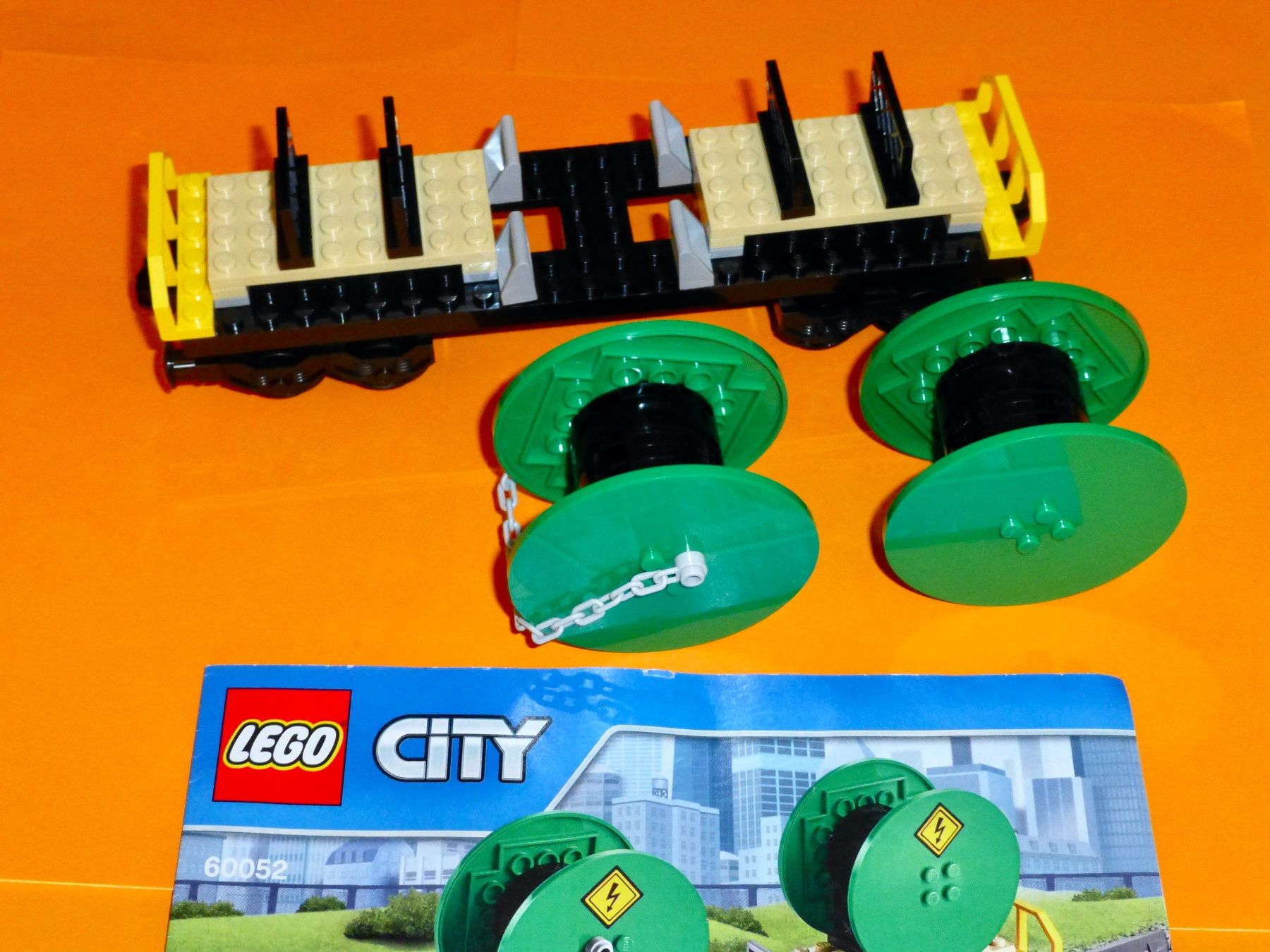 Lego Giocattoli: Lego Eisenbahn / Kabelwaggon aus Set 60052 – Usato da Langnau am Albis venduto da Maugli 1