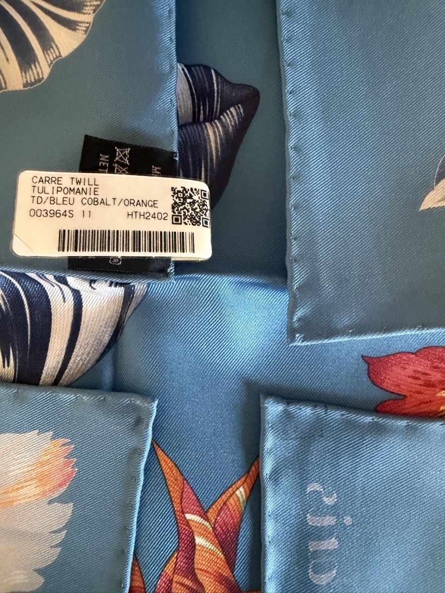 Hermès Foulards & écharpes: Carré Hermès 90 Tulipomanie  – Neuf avec emballage d'origine à Founex par dom_bgr7 3