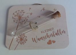 Geldgeschenk mit Blumenmotiv "Kleiner Wunscherfüller"