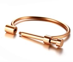 UNISEX ARMBAND EDELSTAHL ROSE GOLDFARBEN