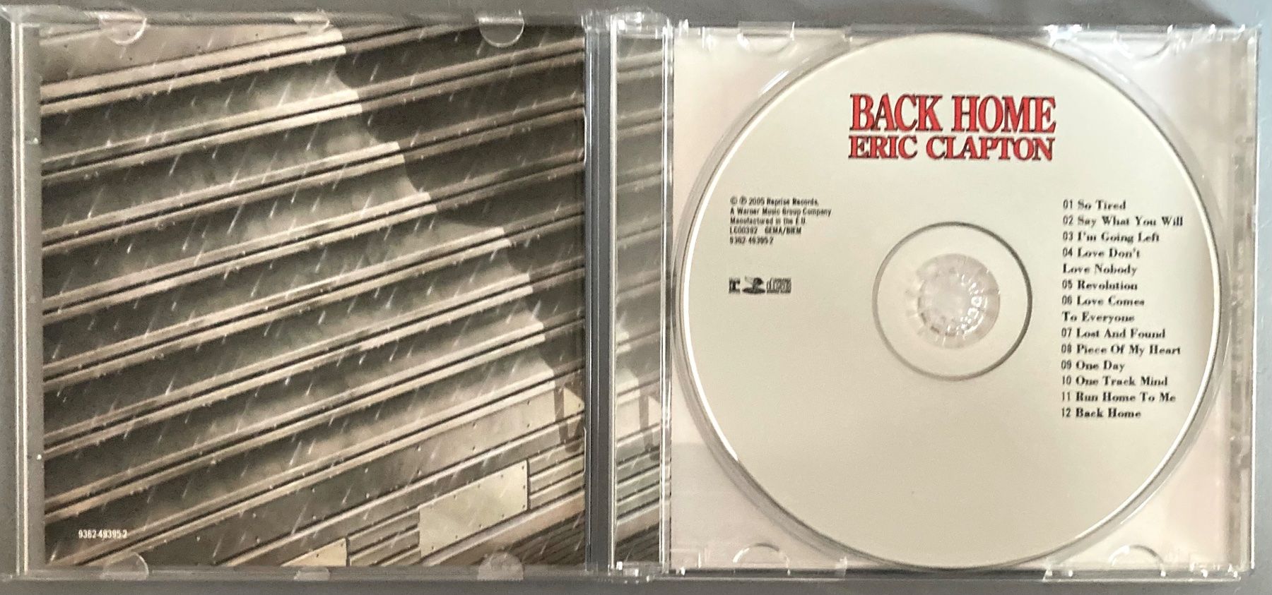 CDs: ERIC CLAPTON - BACK HOME – D'occasion à Poliez-Pittet par Newtown-Records 2