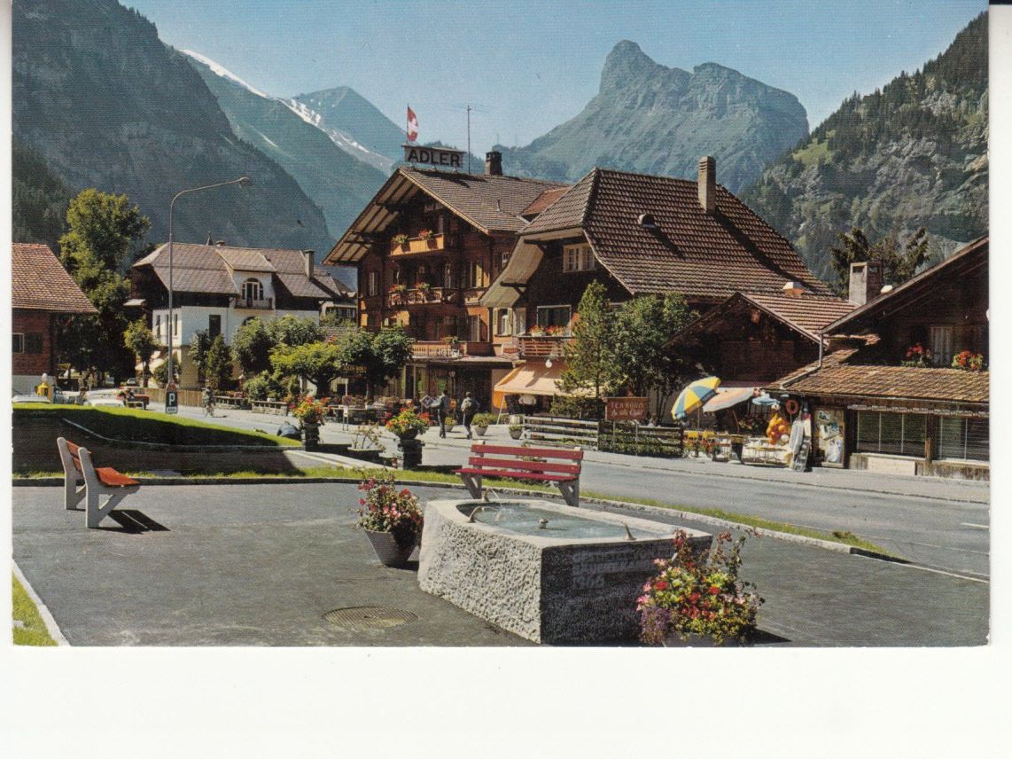Ansichtskarten: Kandersteg ca. 1960 – Gebraucht aus Bürglen TG von StampGraf