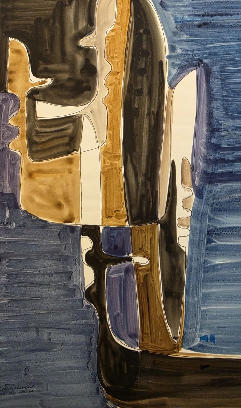 Gemälde: Lill Tschudi Original,  42x30cm – Gebraucht aus Emmenbrücke von Kunstankaufverkauf 2