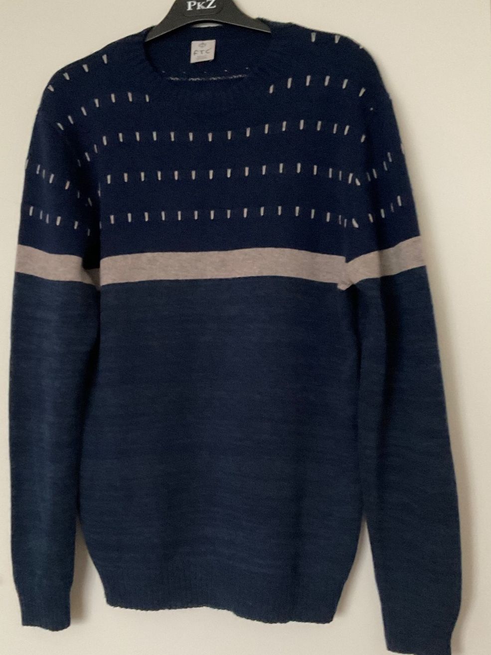 Pulls & Sweat-shirts: FTC Kaschmir Herren Pullover Gr 50/48 blau top – D'occasion à Urdorf par alda02 1