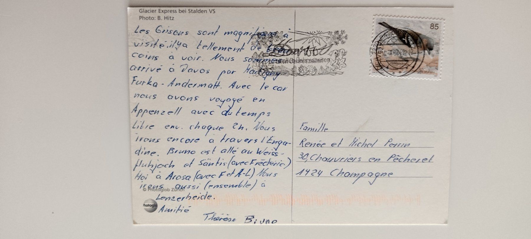 Cartoline postali: Originale Ansichtskarte Glacier Express Stalden VS – Usato da Ohmstal venduto da Lebensfreude05 1