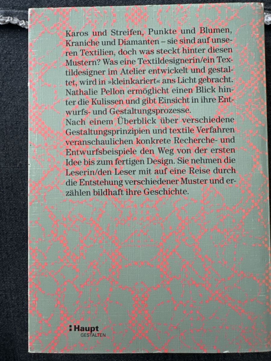 Libri: Klein Kariert Nathalie Pellon Textildesign Buch – Usato da Bern venduto da Ibizaflow 1