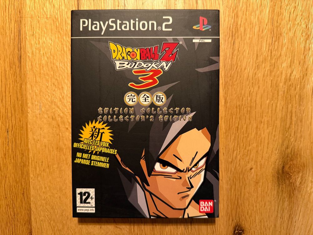 Boîtier Dragon Ball Z Budokai 3 Collector – PS2 – Bon état, Jaquette Incluse