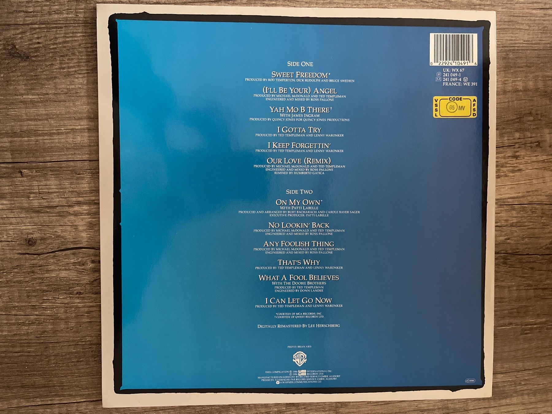 Dischi in vinile: A304/Michael McDonald - Sweet Freedom – Usato da Frutigen venduto da Philippe_jsp 1