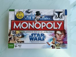 Monopoly Star Wars – The Clone Wars, komplett, Sonderedition
