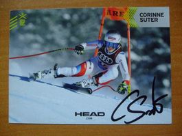 CORINNE SUTER (CH) SKISTAR AUTOGRAMMKARTE