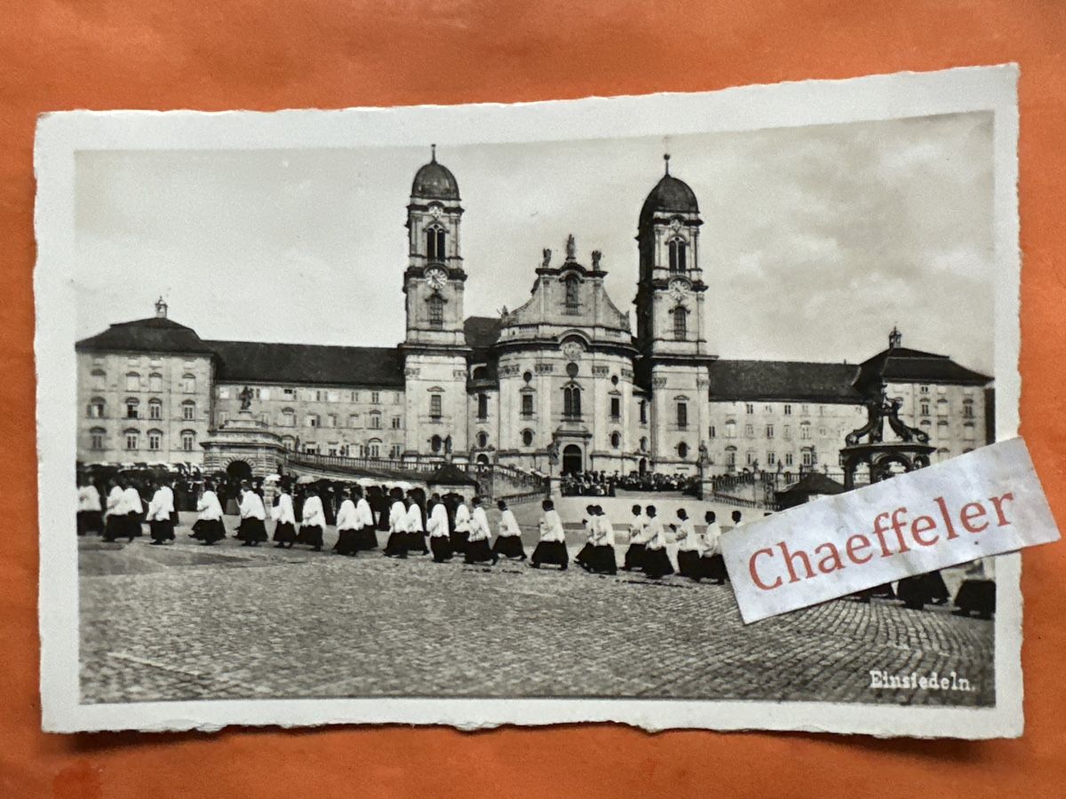 Cartoline postali: 1943 Einsiedeln  – Usato da Zürich venduto da Chaeffeler
