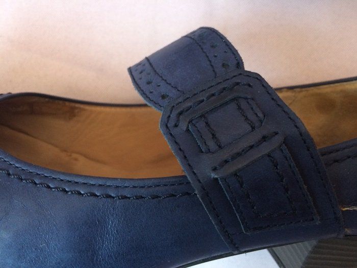 Gabor Scarpe da donna: Gr. 39 GABOR blaue Pumps Leder mit Elastik am Riehmchen – Usato da Basel venduto da FRAU.ZAUBER.MOND 3