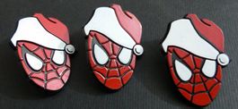 3 RARE SPIDER-MAN FATHER X-MAS MARVEL 1992 PROMOTIONAL PIN‪