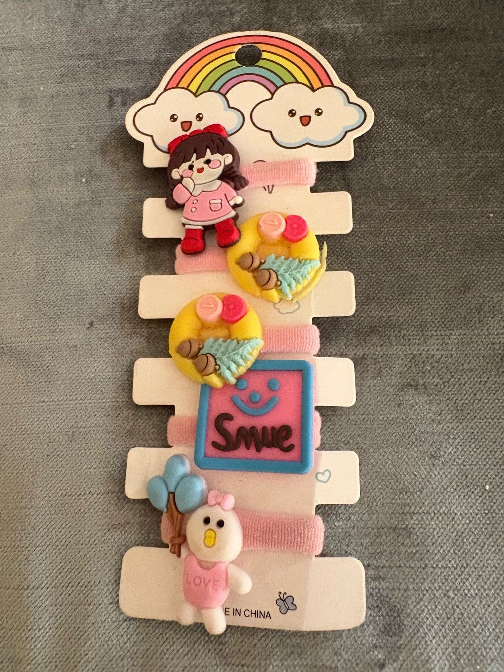 Accessori per capelli: Haargummi Set / Haarschmuck Smile neu – Nuovo e nell'imballaggio originale da Beromünster venduto da msklef 1