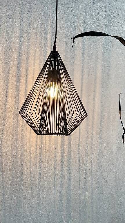 Kronleuchter & Deckenlampen: 2 Hängeläuchten schwarz aus Metall – Gebraucht aus Emmenbrücke von Martina_NY