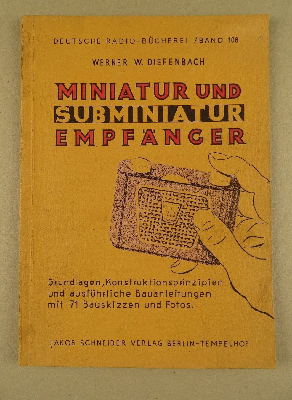 Componenti elettronici: MINIATUR & SUBMINIATUREMPFÄNGER – Usato da Grüningen venduto da Kartensammler