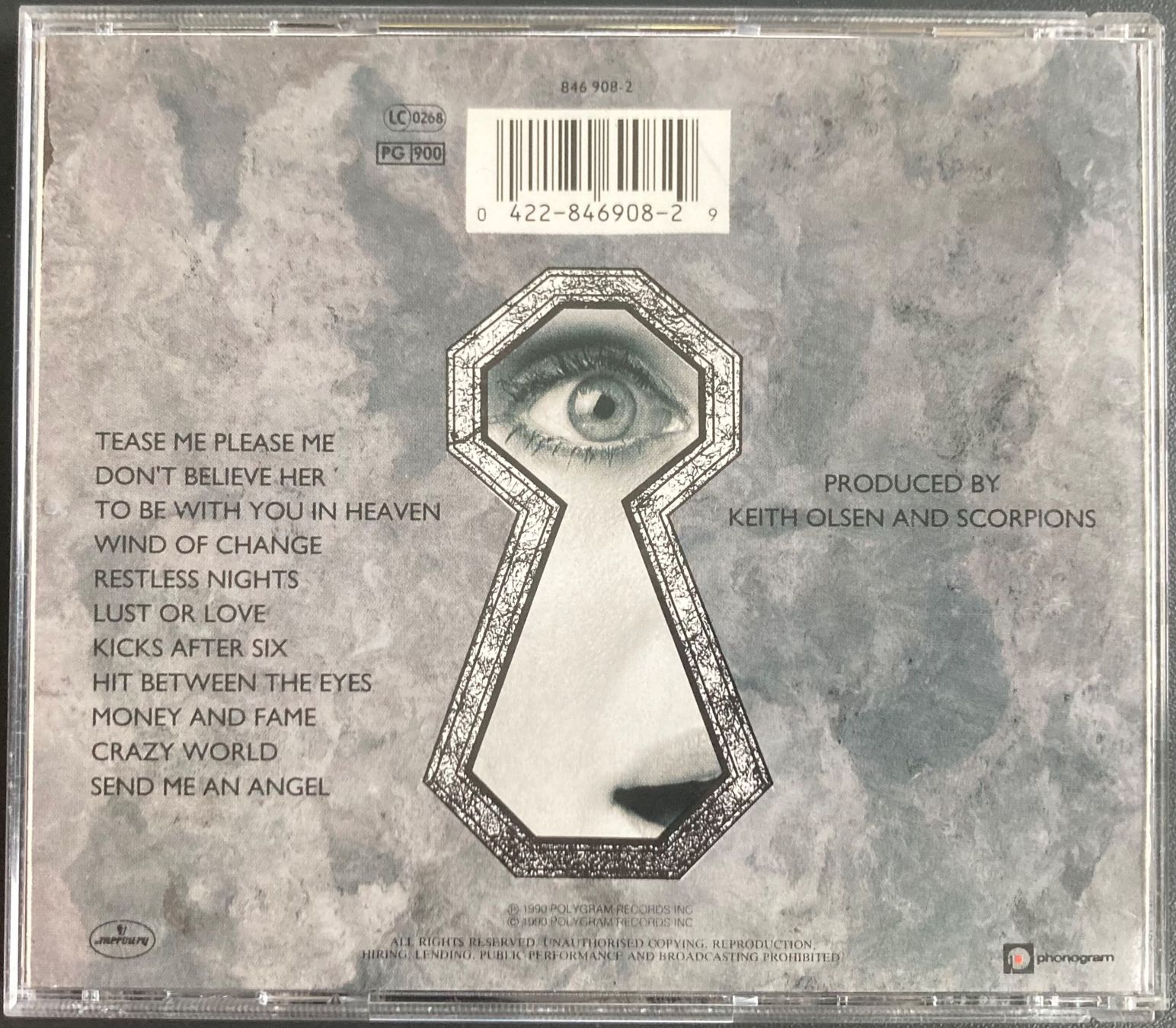 CD: SCORPIONS - CRAZY WORLD – Usato da Poliez-Pittet venduto da Newtown-Records 1