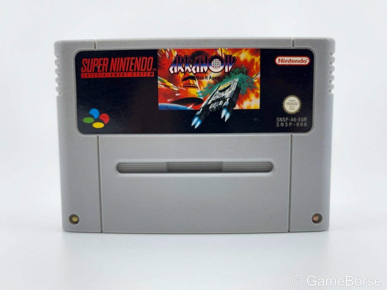 Nintendo Giochi: SNES Arkanoid PAL – Usato da Stettfurt venduto da GameBoerse