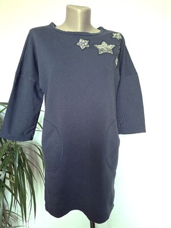Tunique / Robe courte en Coton BENETTON –Taille 12 ans / XS