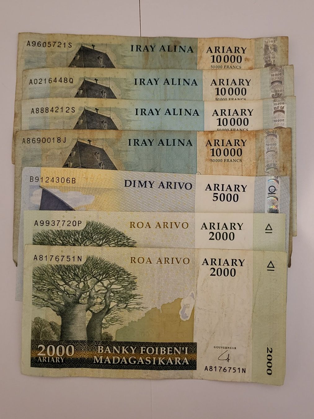 Banconote: Banknoten aus Madagascar – Usato da Pravidondaz venduto da LVtik