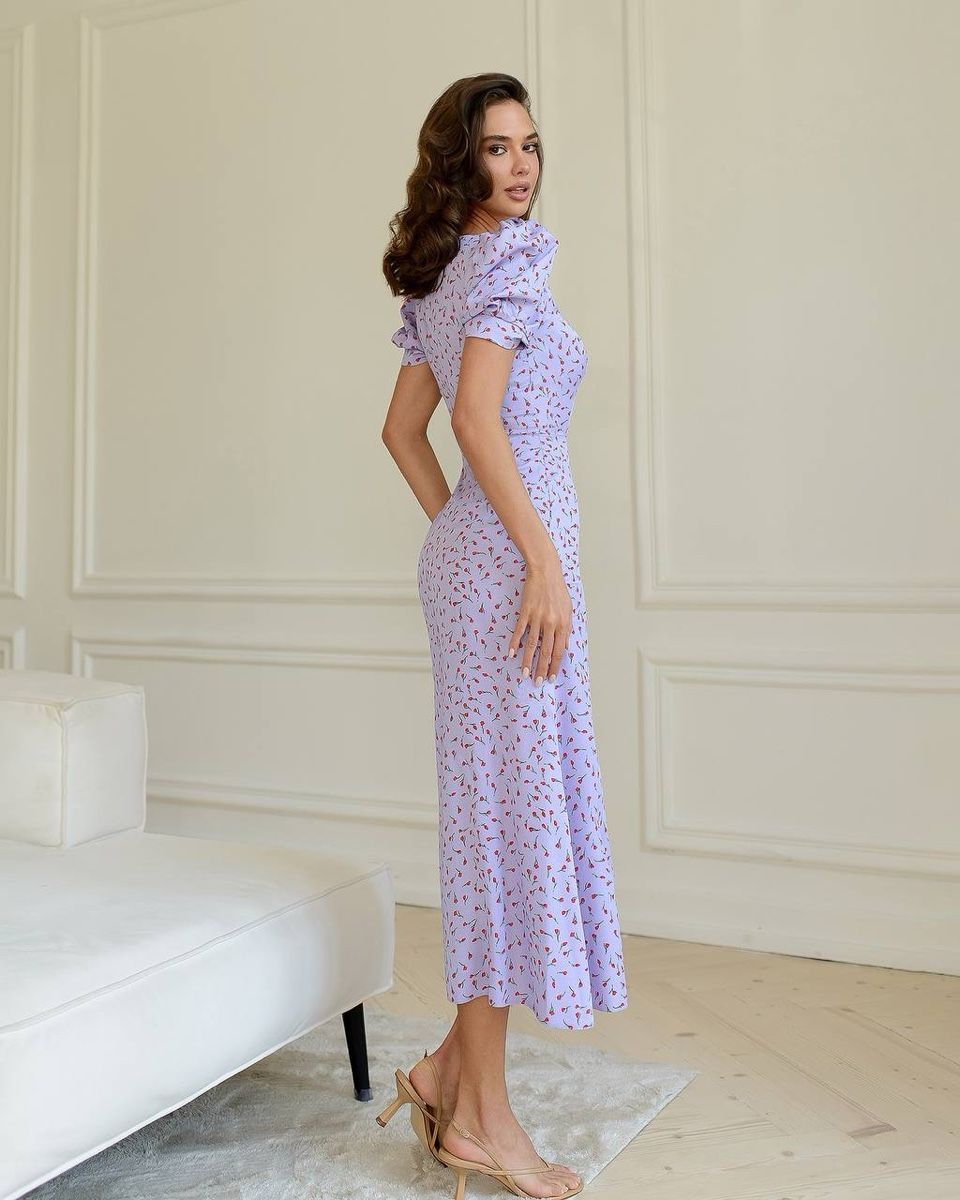 Kleider: Lilac Summer Midi Dress Size: L – Neu und originalverpackt aus Zürich von Ms.Me-Fashion 2