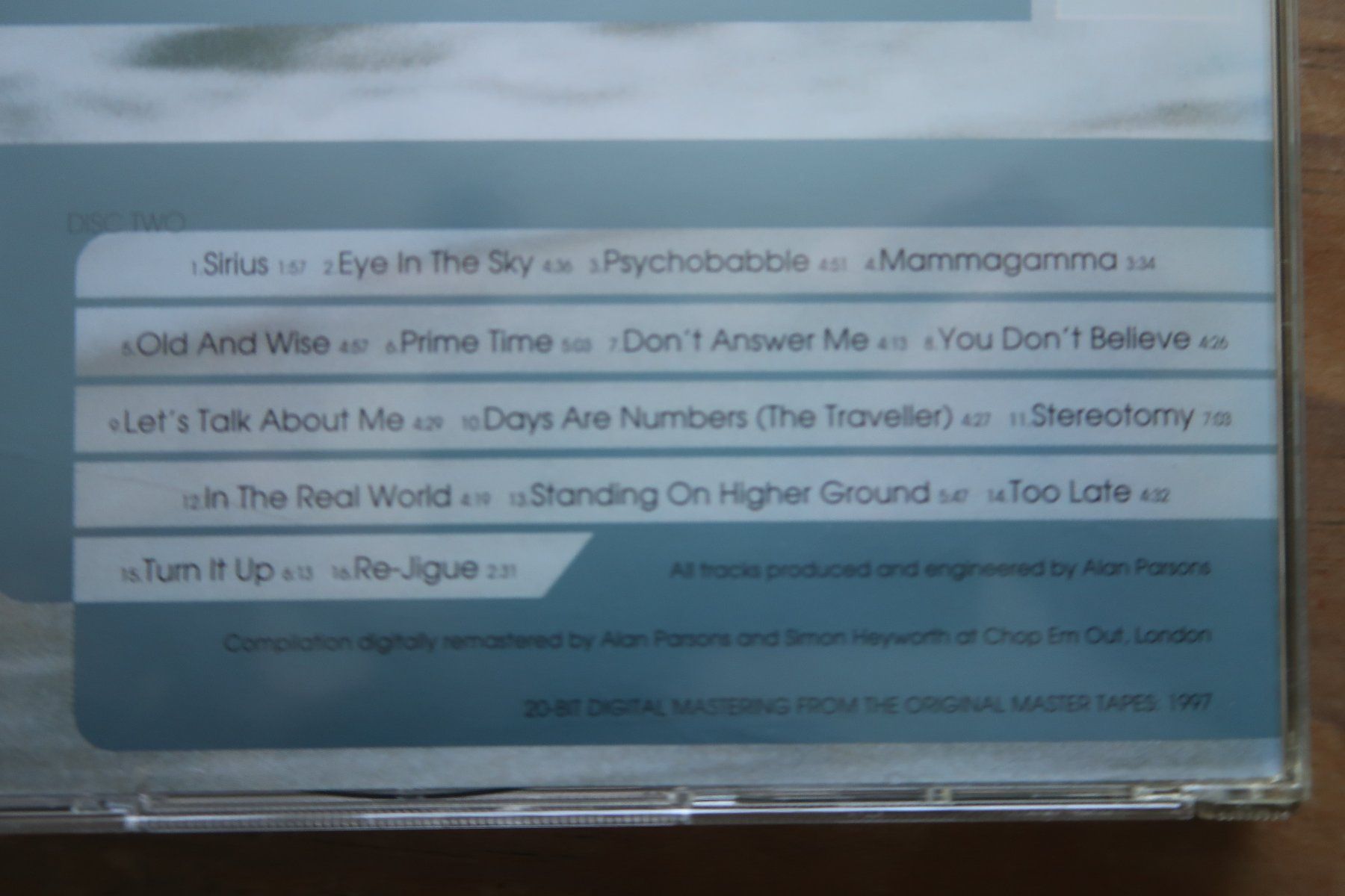 CD: THE ALAN PARSONS PROJECT - THE DEFINITIVE COLLECTION - 2x CD – Usato da Basel venduto da Patiscat 3