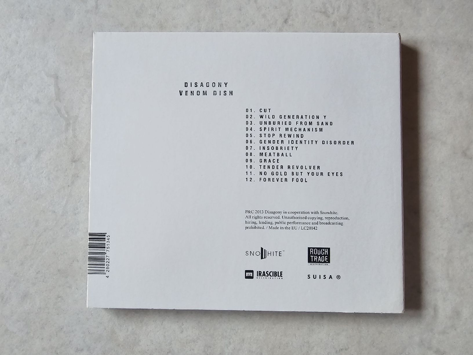 CD: Disagony  -  Venom Dish – Usato da Schneisingen venduto da backstore24 1