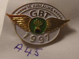 1 GBT 10. Jubiläums-Pin 1997 (A45)