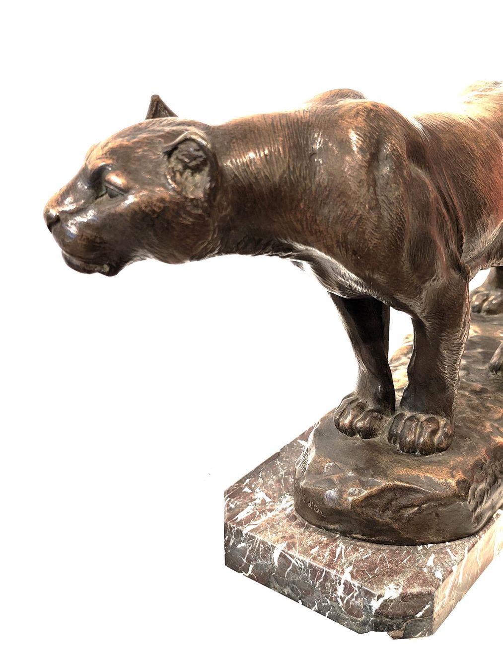 Sculture & Statue: Antike Bronze Löwin – Usato da Zürich venduto da Top-Deal-Schweiz 2