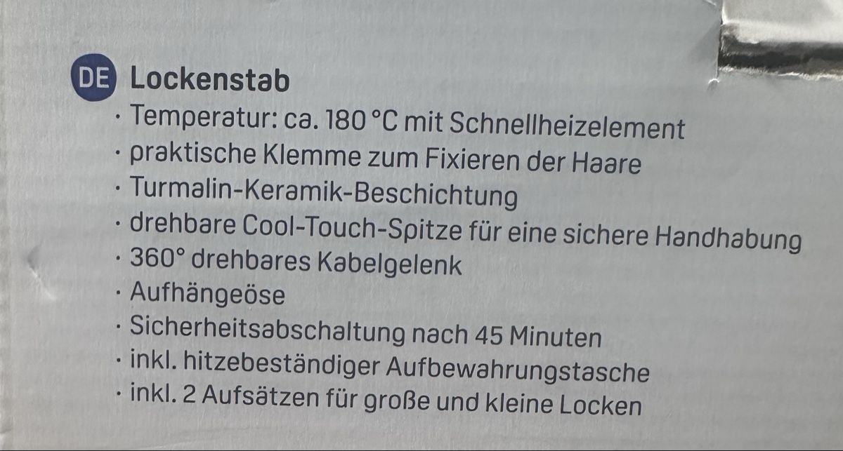 Lockenstäbe & Haarglätter: Lockenstab – Gebraucht aus Ebikon von jne_98jn 1