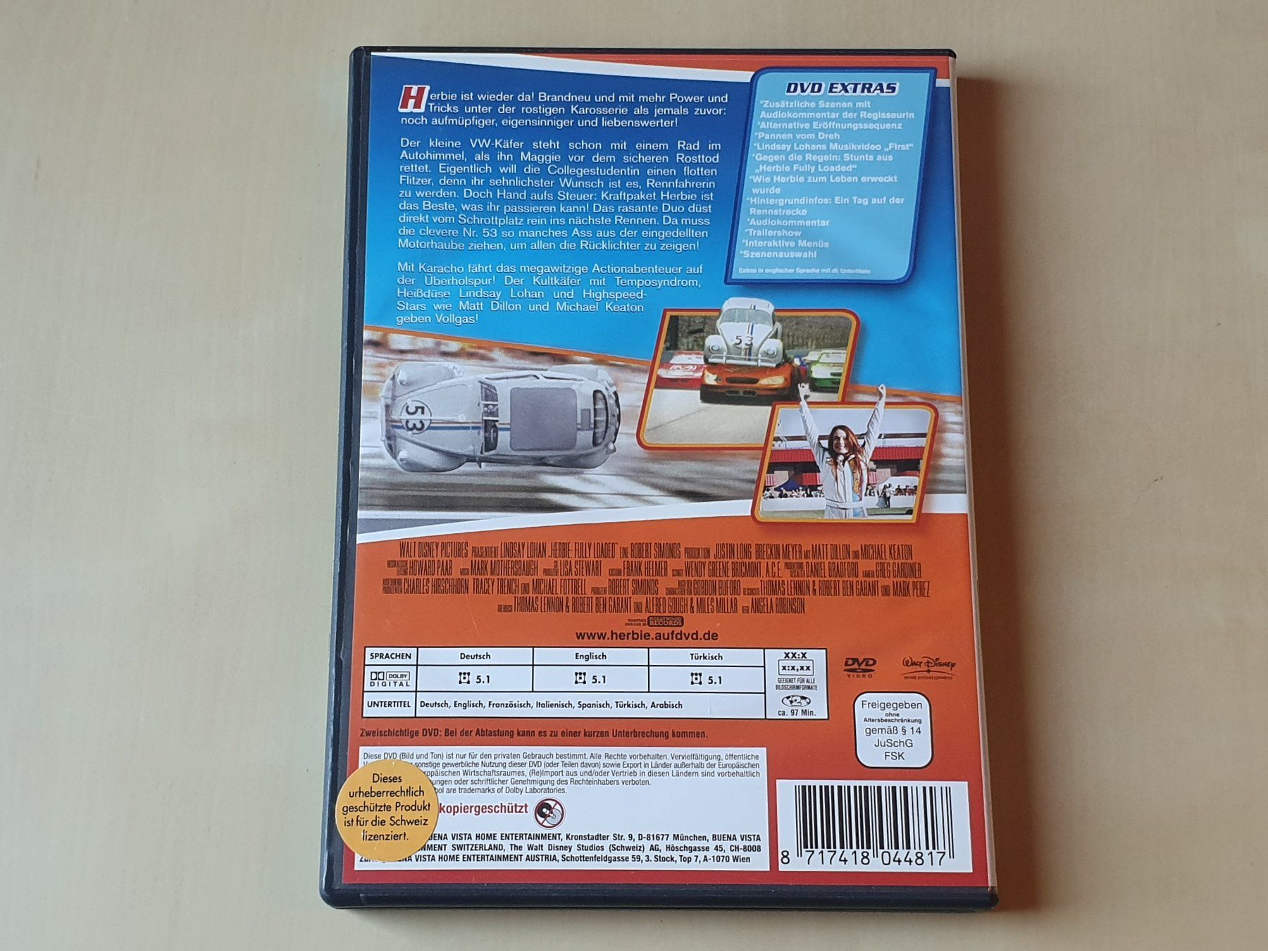 Alle DVDs: Herbie Fully Loaded – Gebraucht aus Stansstad von collectorsshop 1