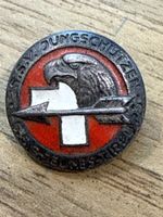 Knopfbrosche SSV Jungschützen mit Adler und Pfeil