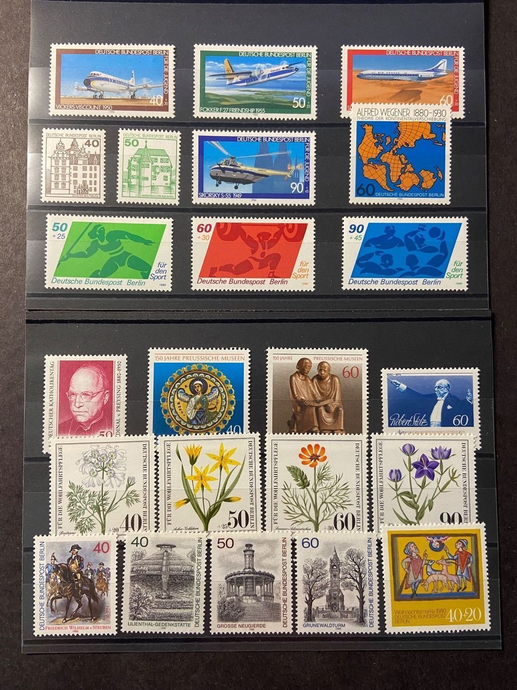 Alle Briefmarken: Berlin 1980 Jahresausgabe  ** – Gebraucht aus Wil SG von fva01