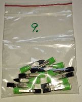 Stecksockel Leuchtmittel 24V DC LED T5,5K Farbe grün 10 Stk.