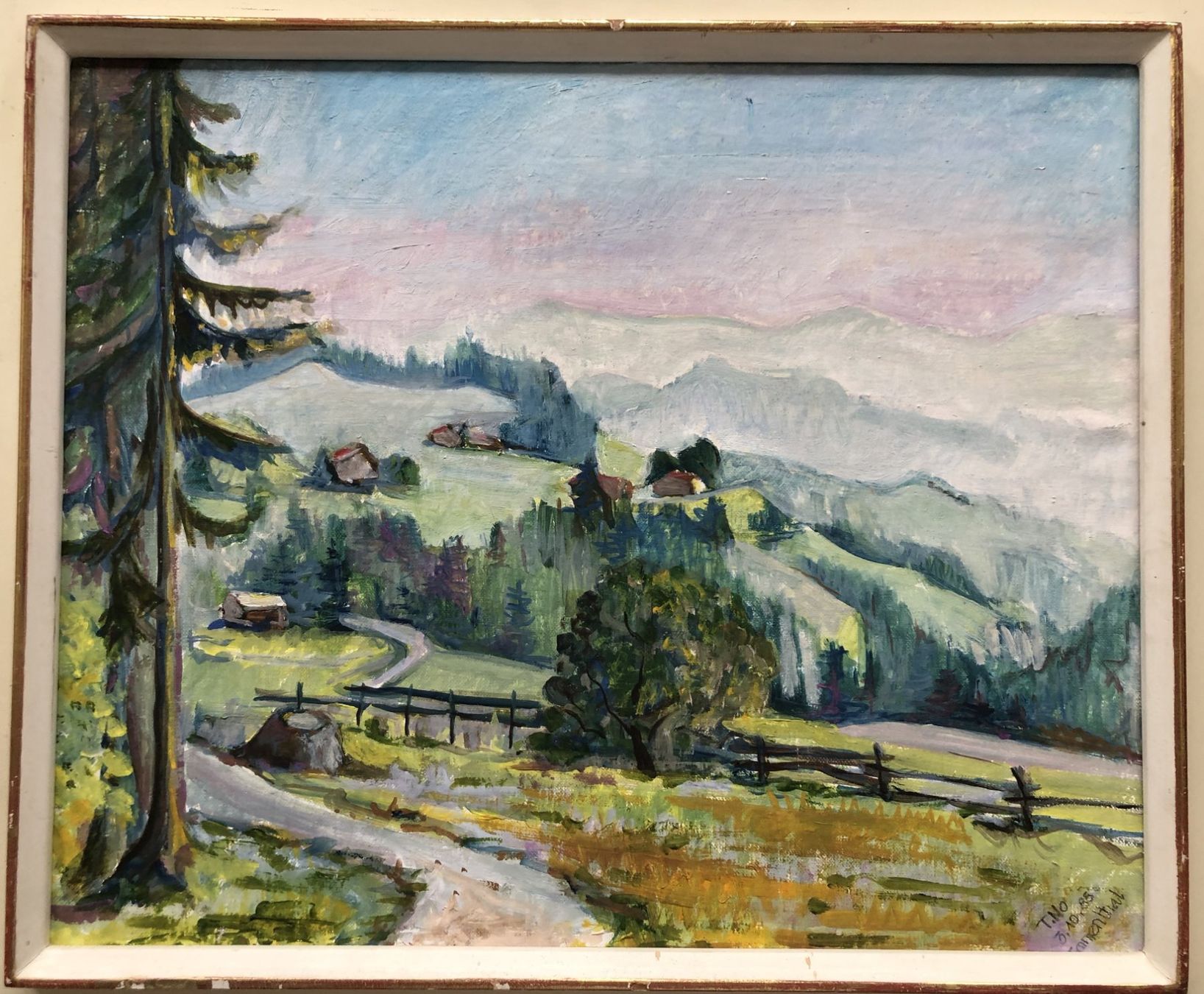 Gemälde: Trudi Notter - Gemälde - Öl auf Leinwand - "Emmental" – Gebraucht aus Schaffhausen von durruti 1