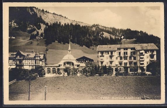 Cartoline postali: AK Adelboden, Kurhäuser im Ort – Usato da Berlin venduto da bartko-reher
