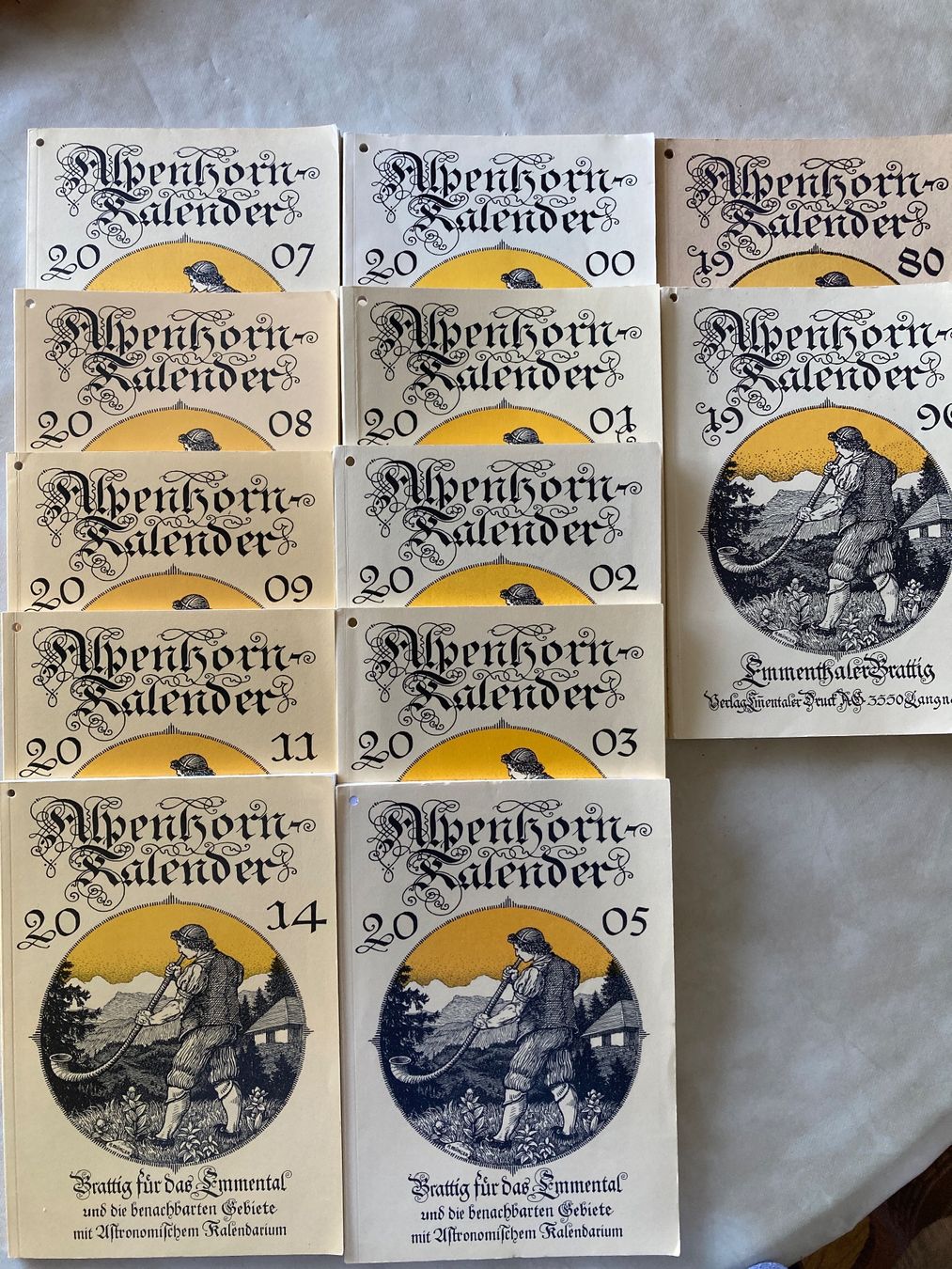 Calendriers: Alpenhorn Kalender – D'occasion à Oberdiessbach par Salrin