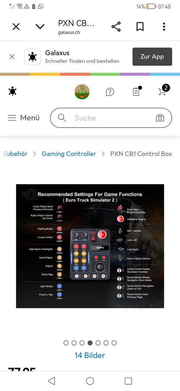 Controller: Simracing PXN BUTTONBOX – Usato da Altnau venduto da playboy 3