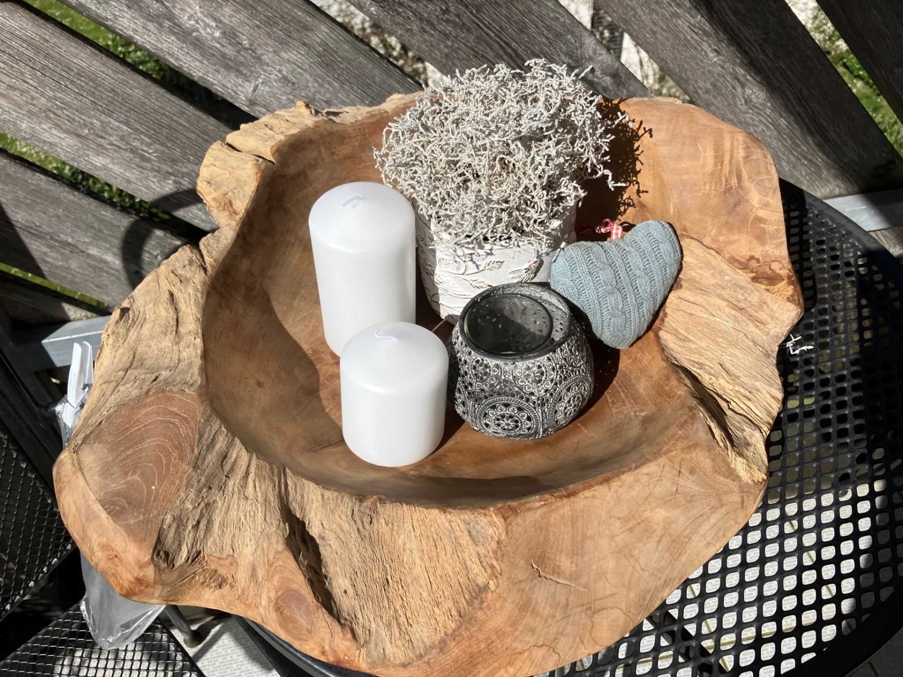 Alle Dekorationen: Deko-Holzschale – Gebraucht aus Hochfelden von Sunnehof7