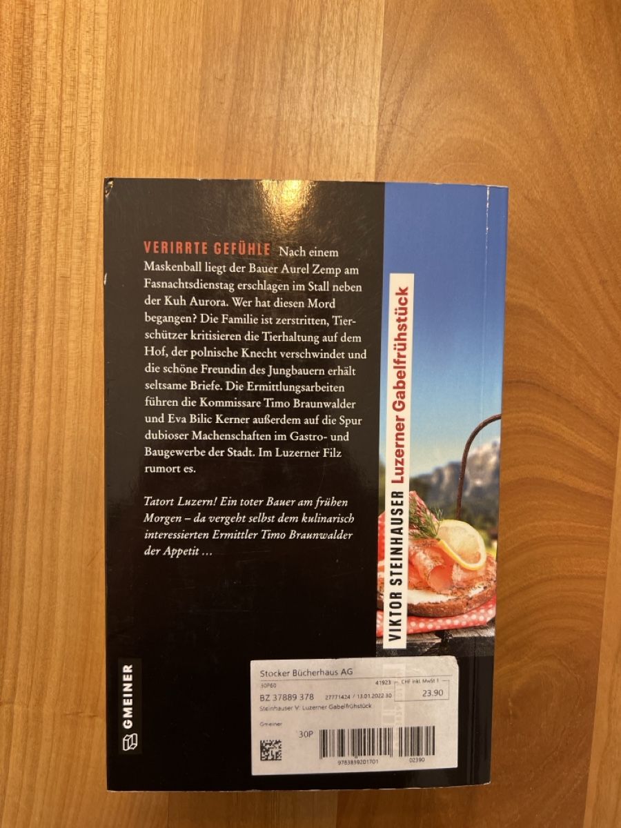 Libri: Viktor Steinhauser Luzerner Gabelfrühstück – Usato da Luzern venduto da Leuchtenstadt23 1