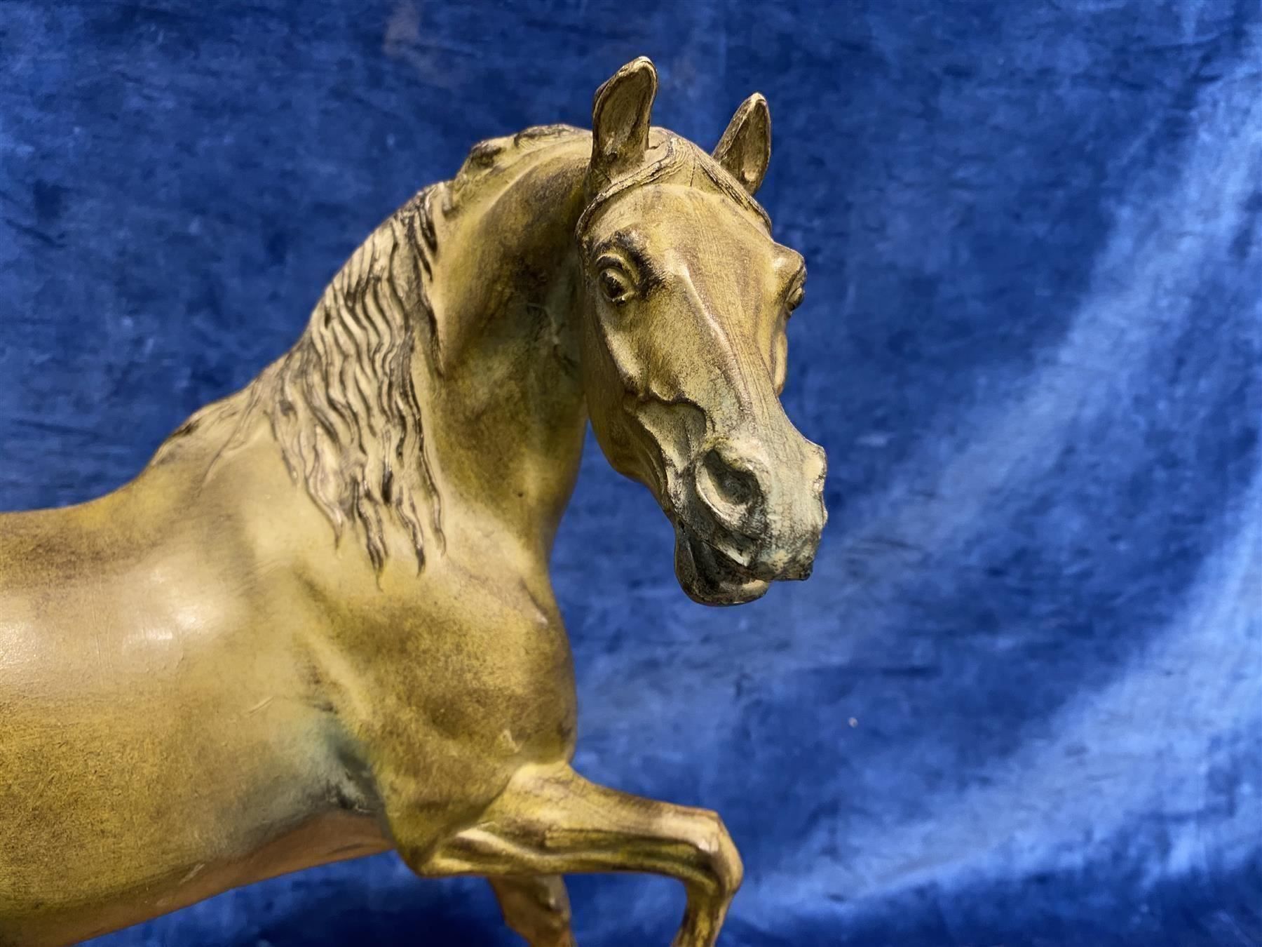 Sculture & Statue: Lebendiger Pferde Statue Figur 32cm hoch – Usato da Steinhausen venduto da Super05 1