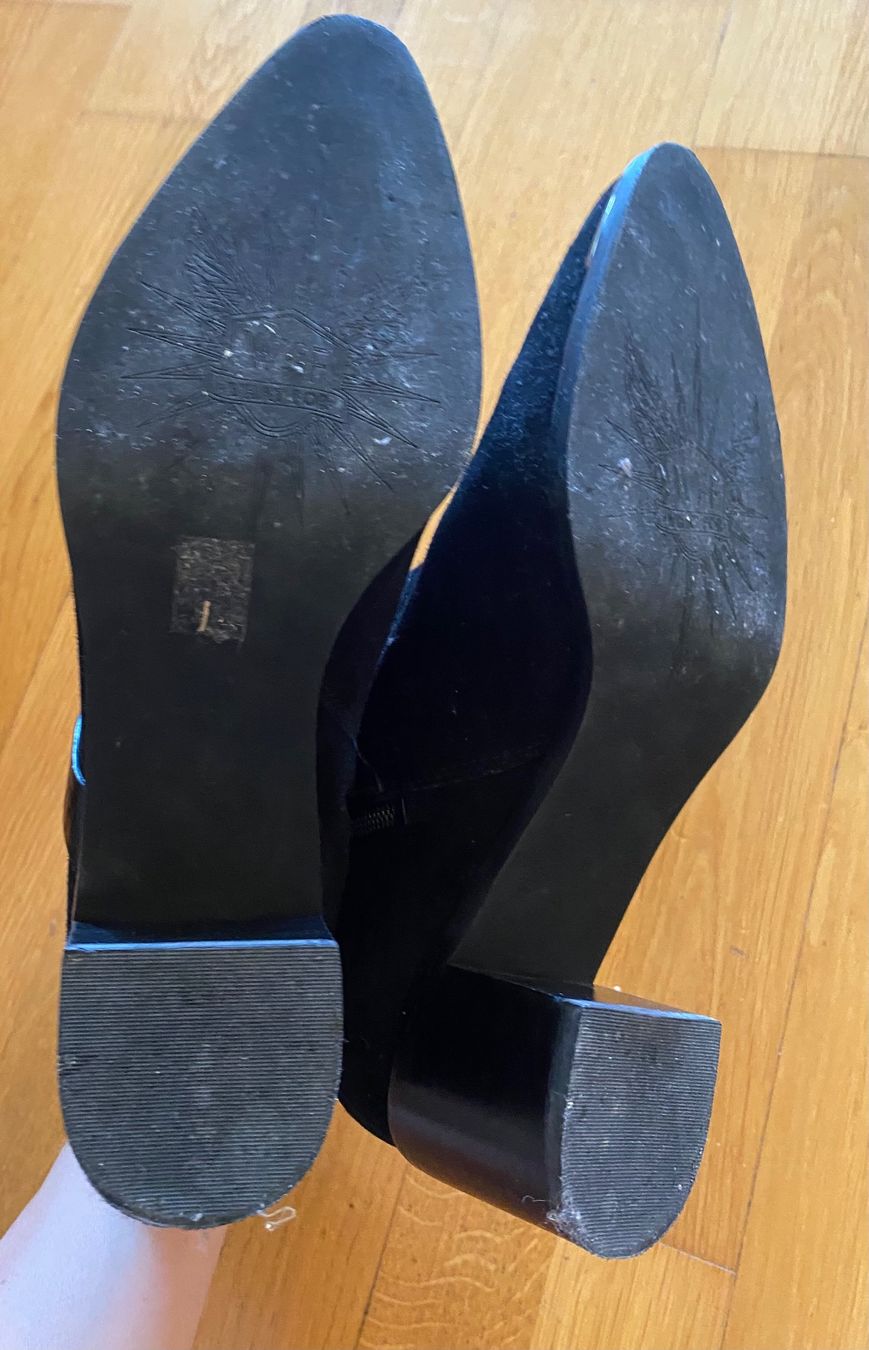 Scarpe da donna: WHAT FOR Stiefeletten schwarz Leder Grösse 39 – Usato da Luzern venduto da i-love-guacamole 3