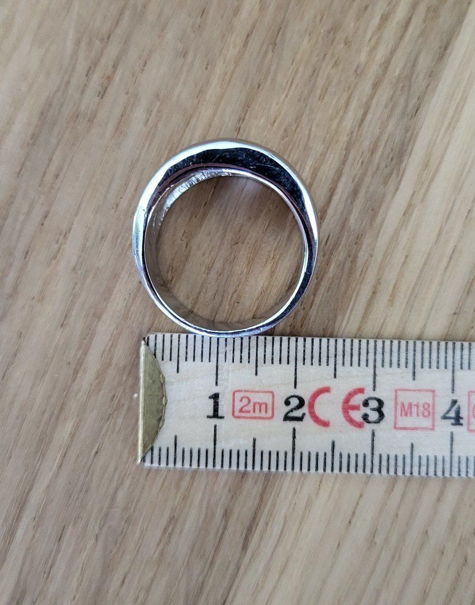 Anelli: Wunderschöner Ring in silber mit funkelnden Glitzersteinen – Usato da Brugg AG venduto da Leona90 5